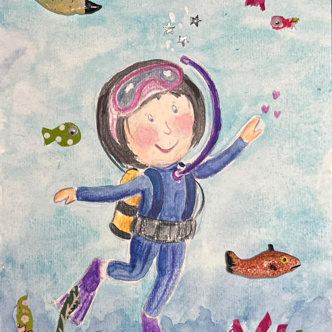 Plongée en eaux chaudes

#handdrawing #joyful